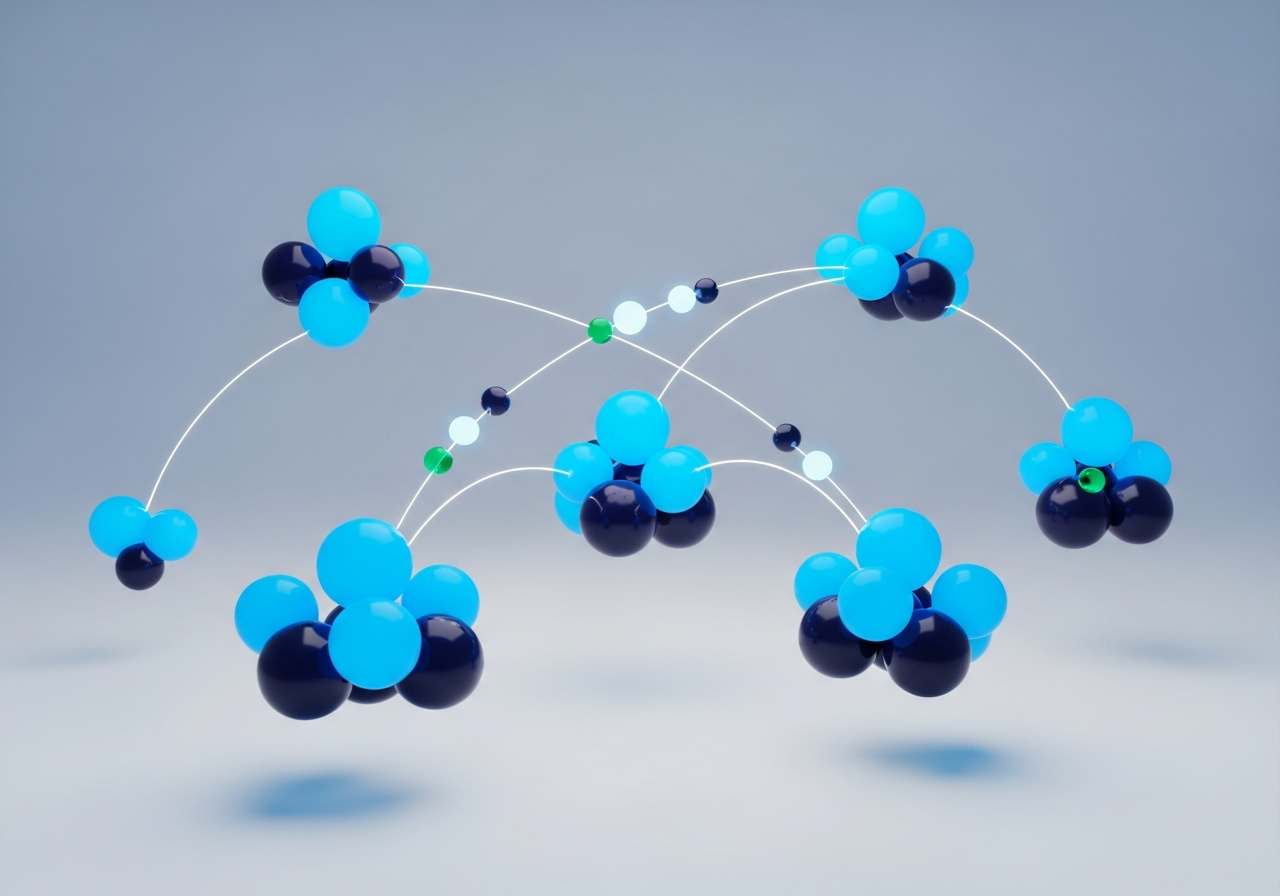 A network of asset clusters trading with each other